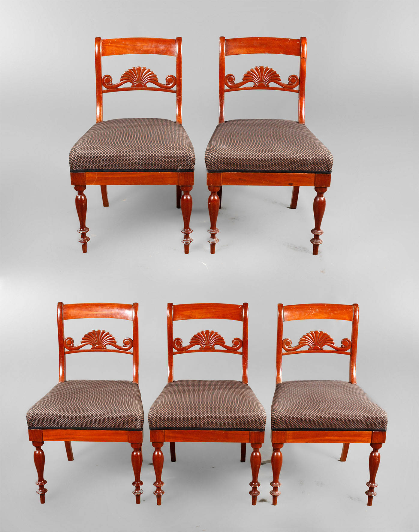 Fünf Biedermeierstühle