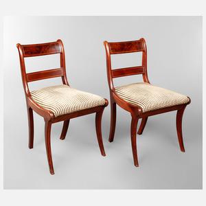 Paar Biedermeierstühle