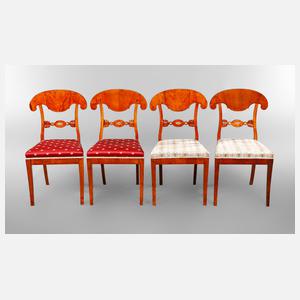 Vier Stühle Biedermeier