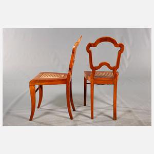 Vier Stühle Biedermeier