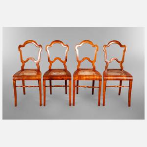 Vier Stühle Biedermeier