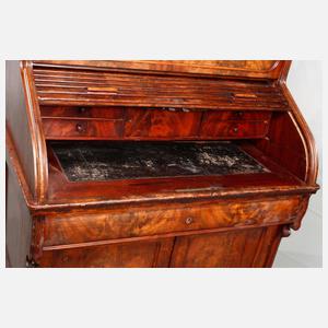 Rollbüro mit Stehpultfunktion Louis Philippe