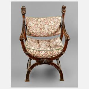 Scherensessel Neorenaissance