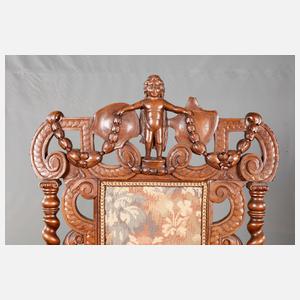 Vier Sessel Neobarock