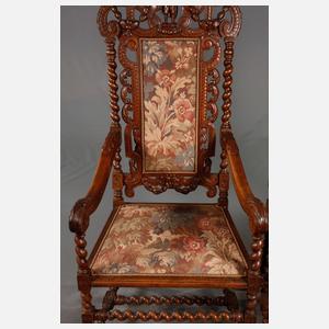 Vier Sessel Neobarock