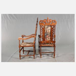 Vier Sessel Neobarock