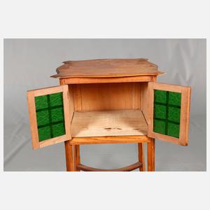 Jugendstil-Säulenschränkchen