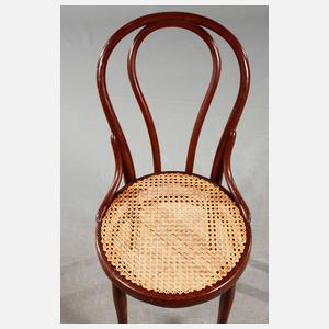Drei Kaffeehausstühle Thonet