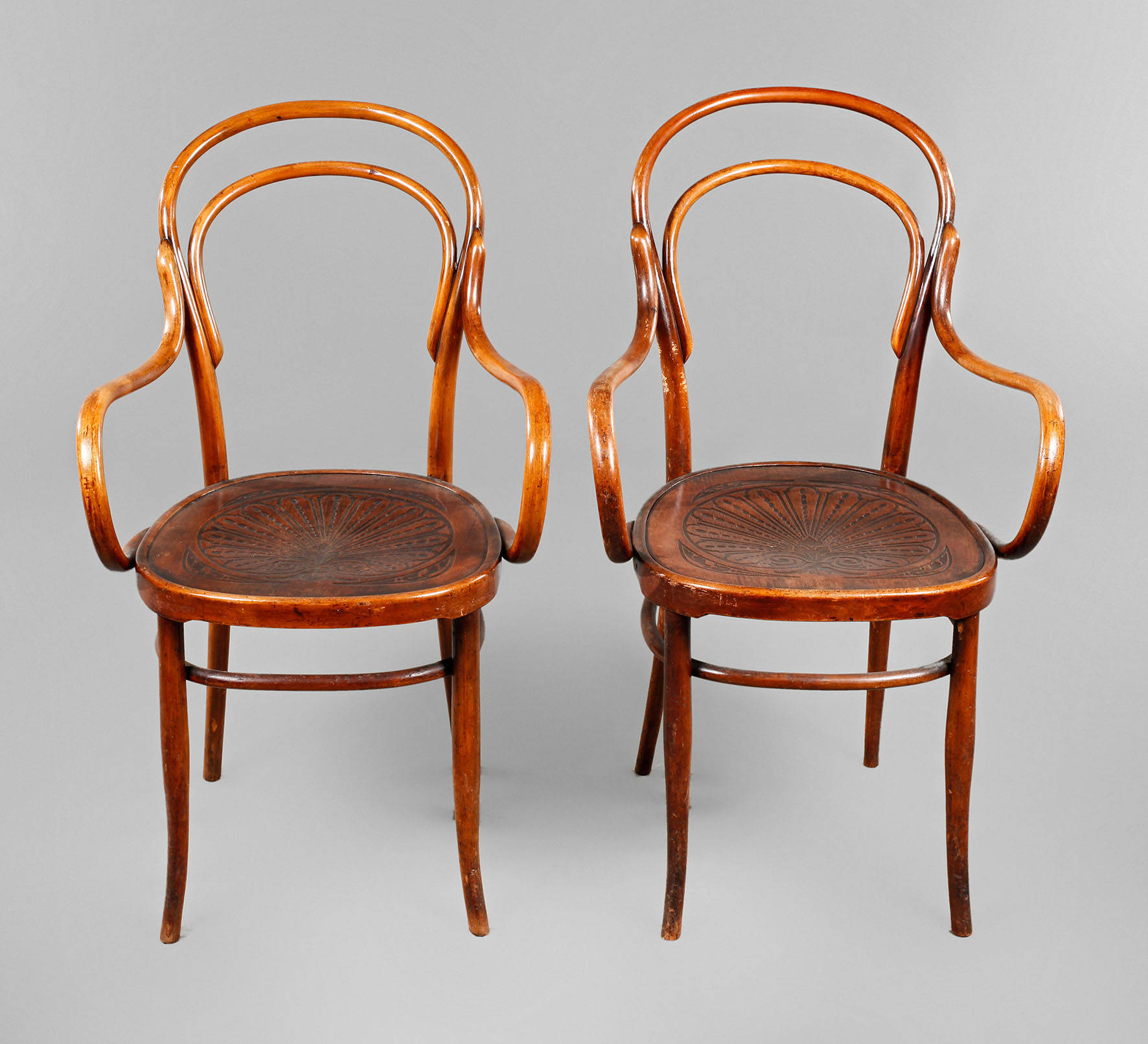 Paar Armlehnstühle Kohn