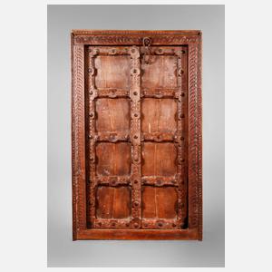 Holzfenster mit Rahmen