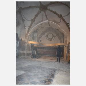 Historischer Kachelboden