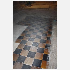 Historischer Kachelboden