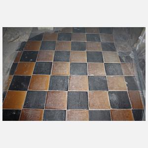 Historischer Kachelboden