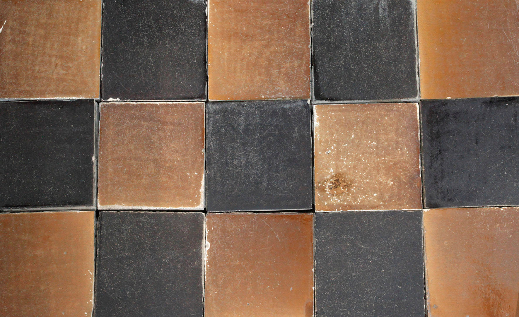 Historischer Kachelboden