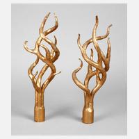 Zwei Abschlüsse für Gardinenstangen111