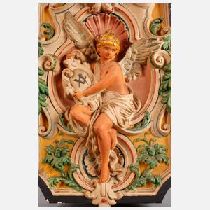 Ofenkachel Freimaurer