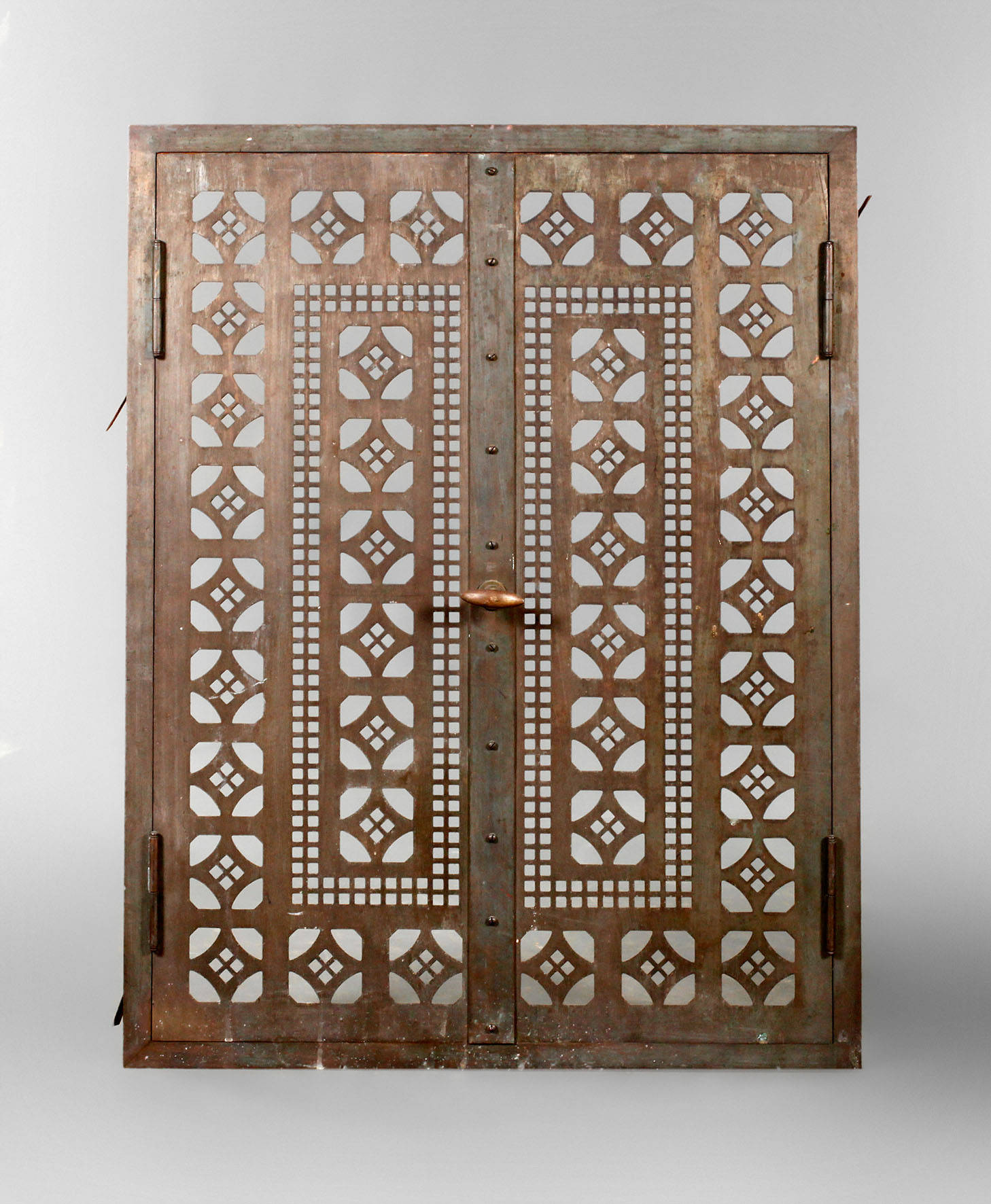 Tür eines Gaskamins