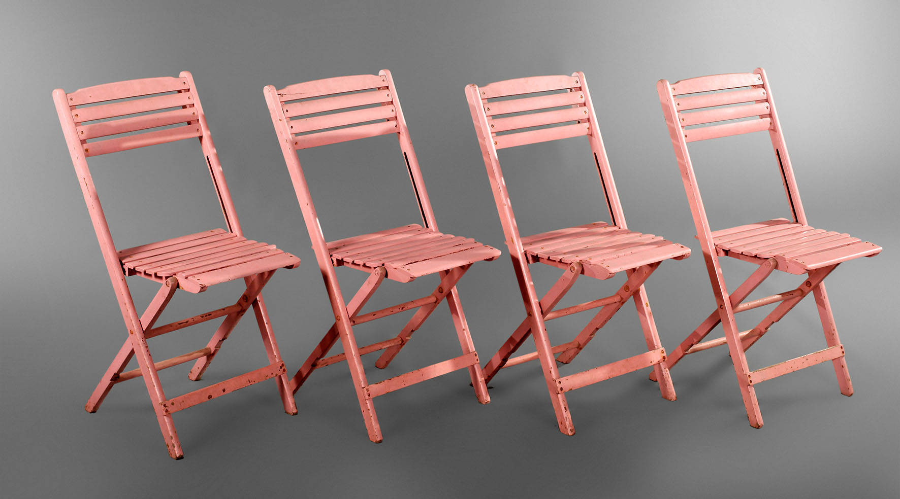 Vier Klappstühle Naether