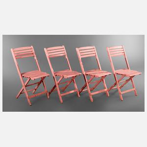 Vier Klappstühle Naether