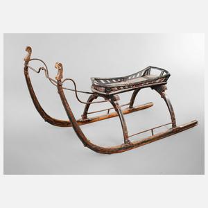 Barocker Pferdeschlitten