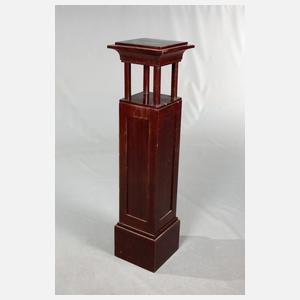 Blumensäule Mahagoni