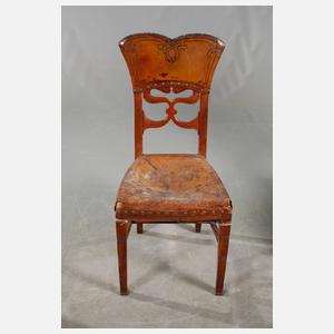 Sechs Stühle Jugendstil