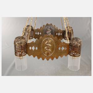 Große Deckenlampe Jugendstil