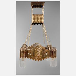 Große Deckenlampe Jugendstil