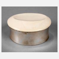 Kleine Silberdose mit Elfenbeindeckel111