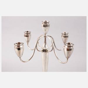 Silber großer Tafelleuchter Bruckmann