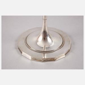 Silber großer Tafelleuchter Bruckmann