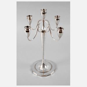 Silber großer Tafelleuchter Bruckmann