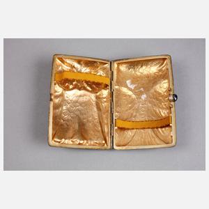 Zigarettenetui als Eule