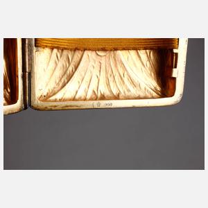 Zigarettenetui als Eule