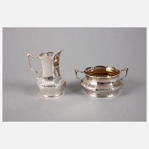 Zucker-/Sahneset Silber