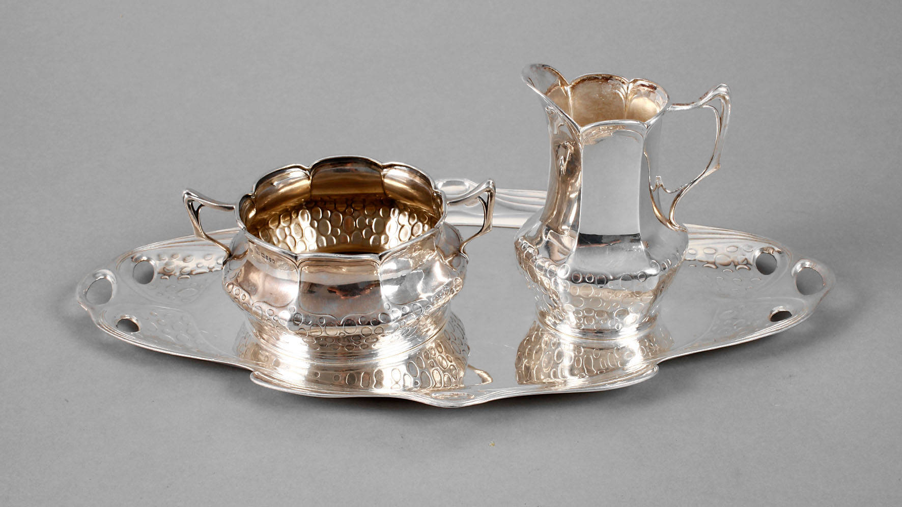 Zucker-/Sahneset Silber