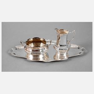 Zucker-/Sahneset Silber