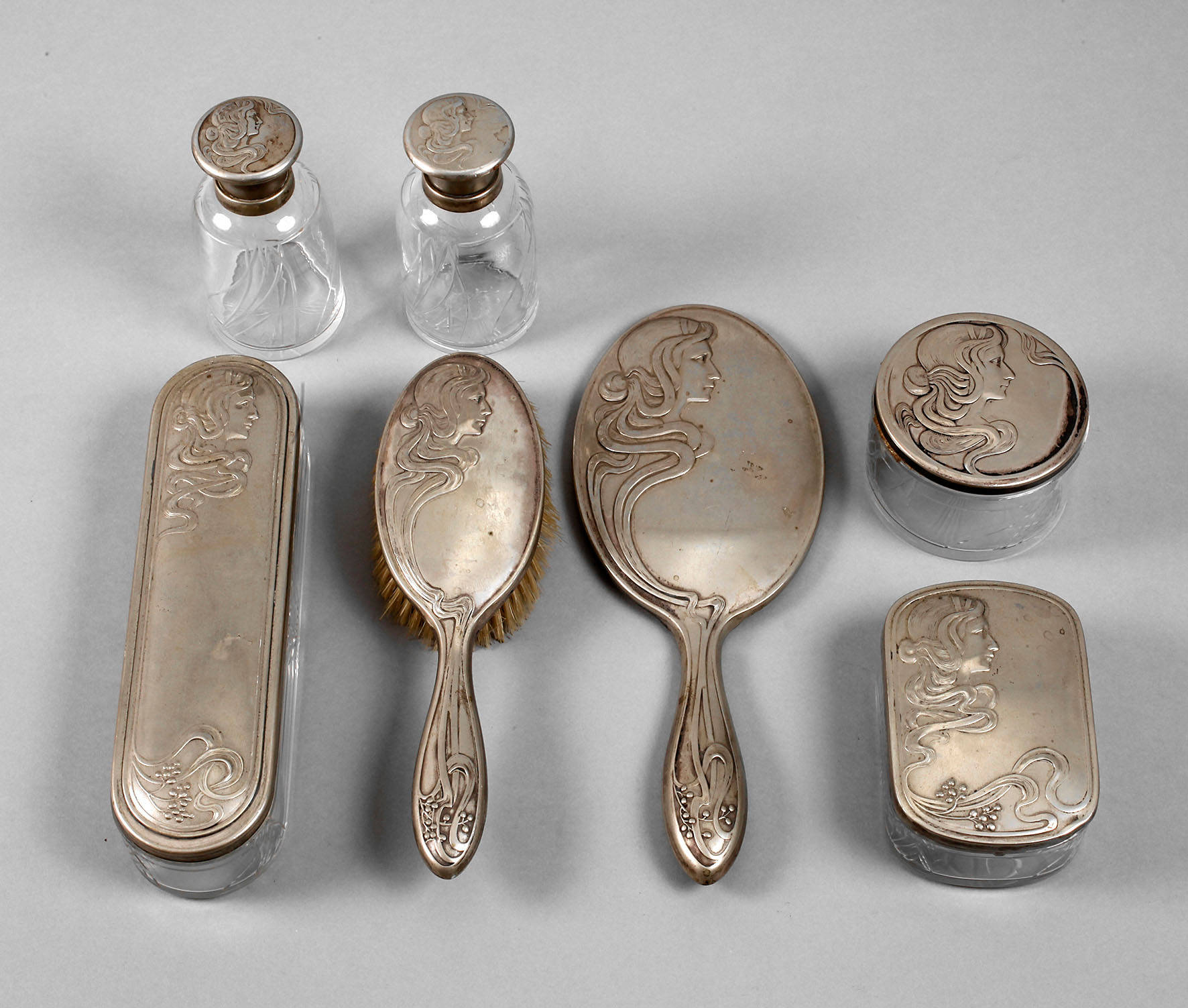 Frisierset Jugendstil