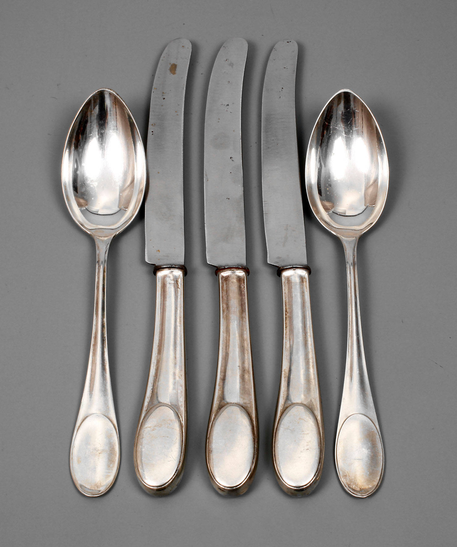 Silber fünf Besteckteile Albin Müller