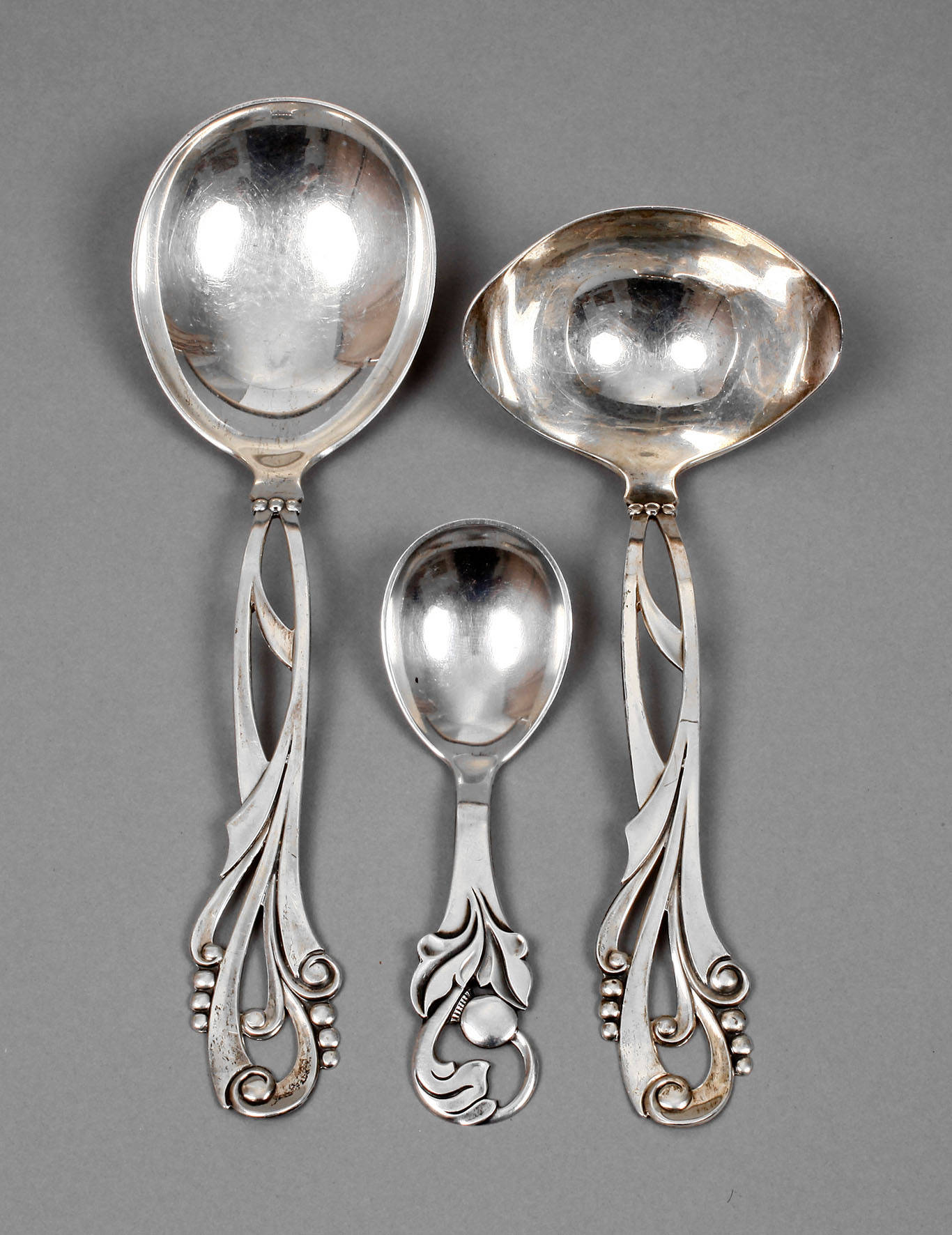 Drei Silberlöffel Dänemark