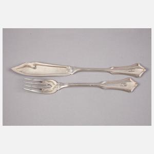 Hugo Leven Fischbesteck für sechs Personen