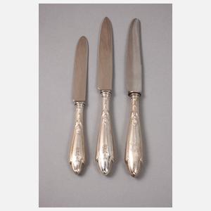 Konvolut Silberbesteck Hugo Leven