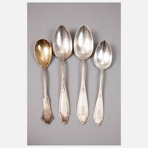 Konvolut Silberbesteck Hugo Leven