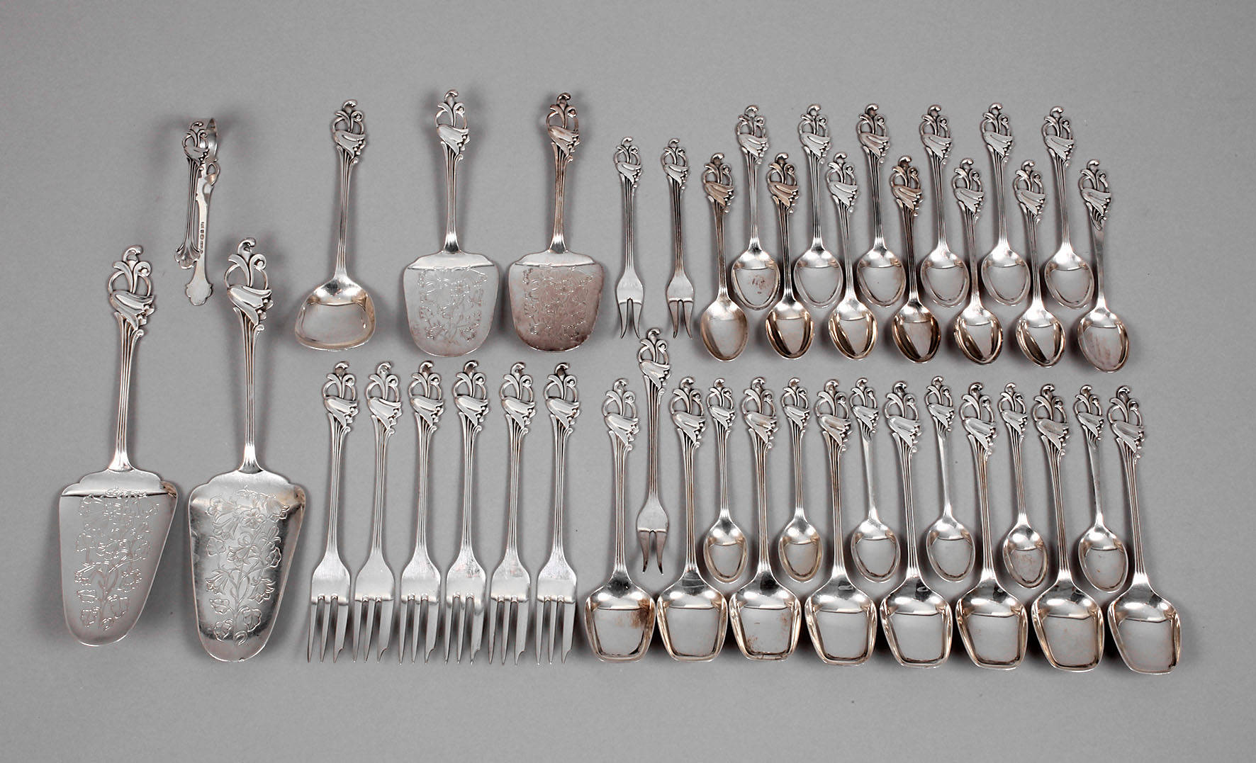 Konvolut Silberbesteck Norwegen