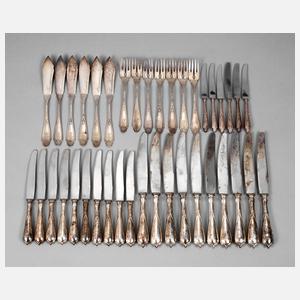 Konvolut Besteck in der Art von Hugo Leven