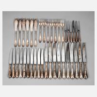 Konvolut Besteck in der Art von Hugo Leven111