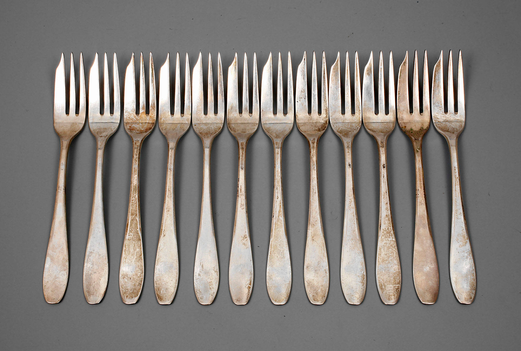 Richard Riemerschmid 12 Kuchengabeln
