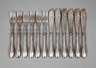 Silber Jugendstil-Fischbesteck