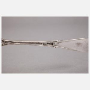 Silber Obstbesteck Jugendstil