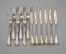 Silber Obstbesteck Jugendstil